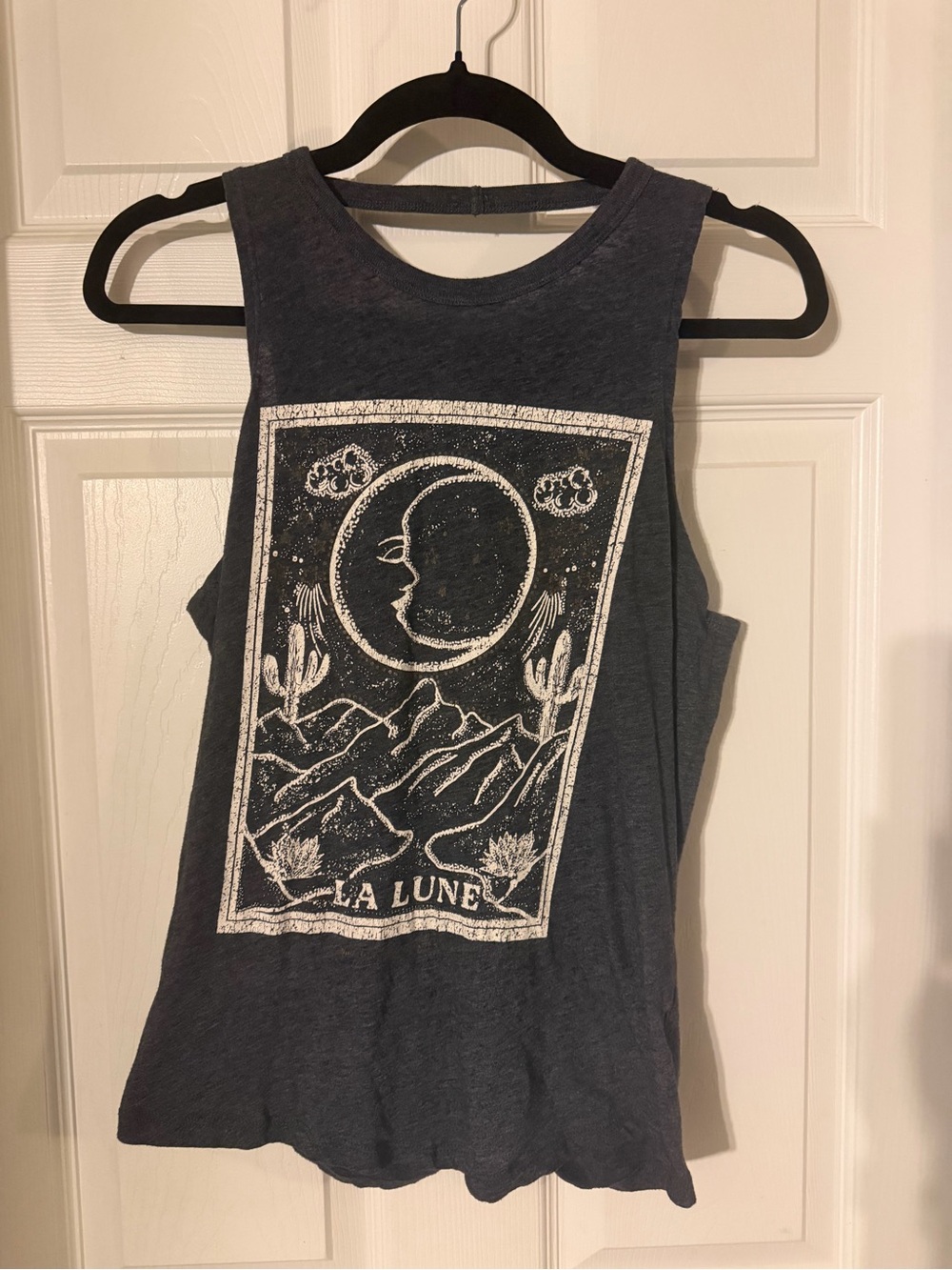 Spiritual Gangster La Lune Open Back Tank. Medium.